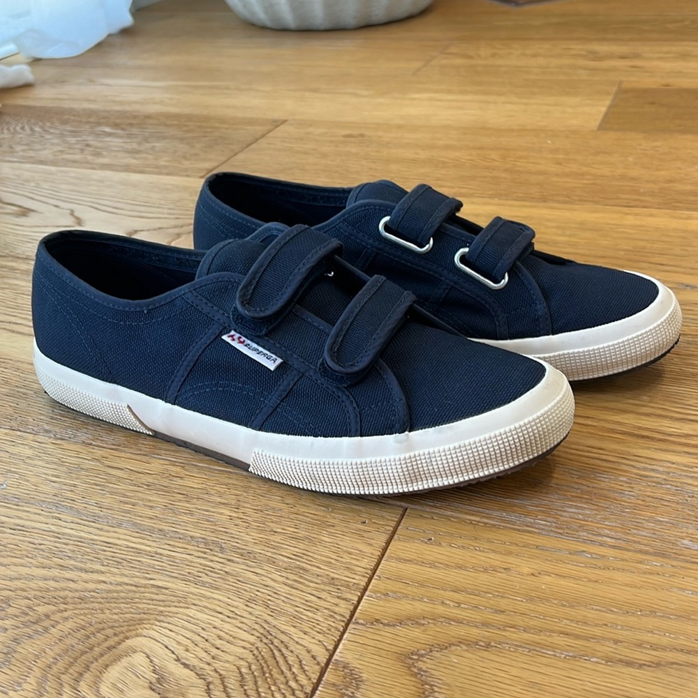 Superga 2750 Velcro Navy Men’s Size 45EU 11.5US 10.5 Mexico